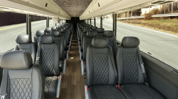 15 passenger minibus interior