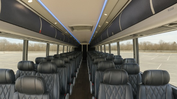 keller 54 passenger charter bus rental