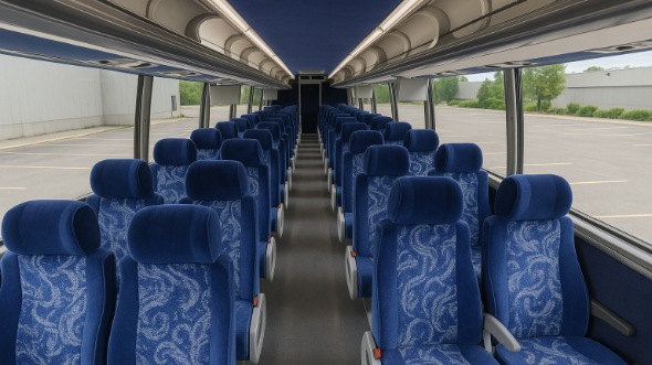 keller 56 passenger charter bus rental