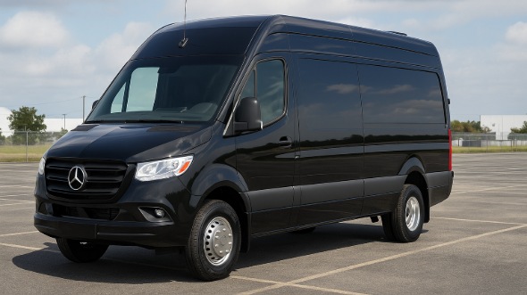 keller sprinter van with driver