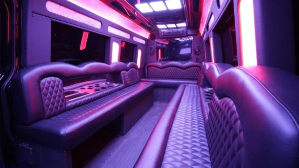 sprinter limo rental interior